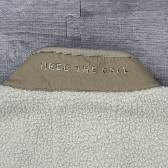 Howler Brothers Men’s S Chisos Fleece Jacket Oatmeal Cream Hiking Outdoor EUC - Picture 12 of 15